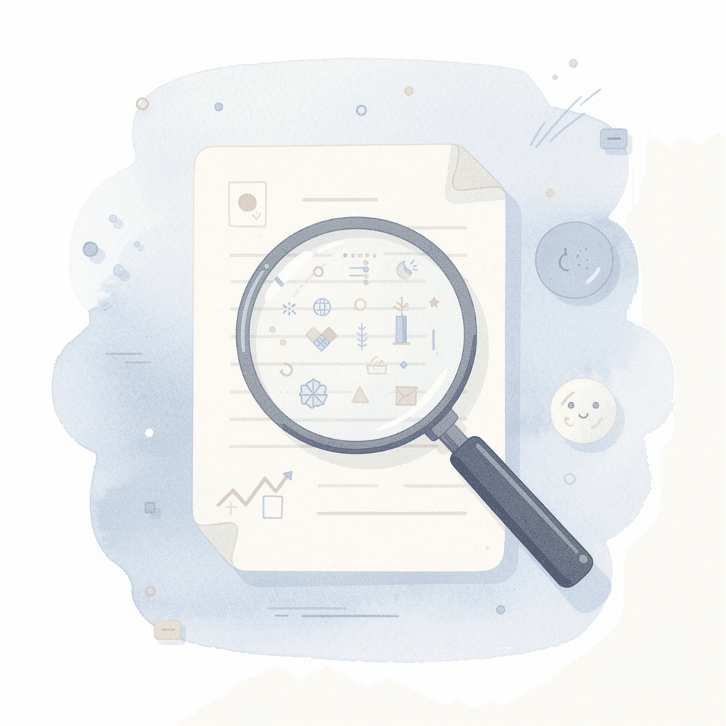 Magnifying glass examining design quality for print sharpness - T-Shirt Design Size