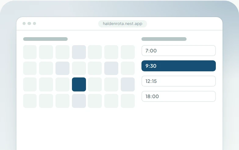 Halden Rota app preview