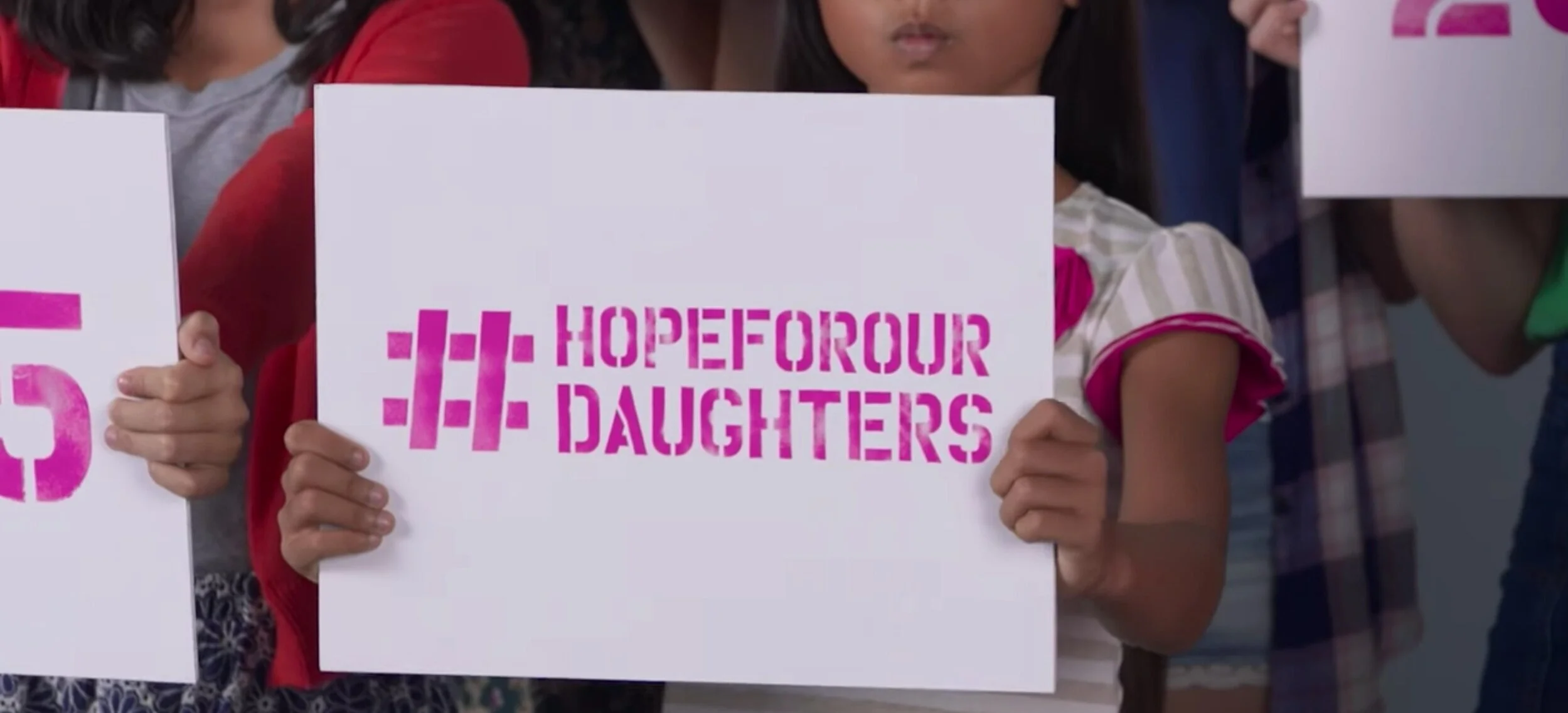Hope For Our Daughters campaign hero