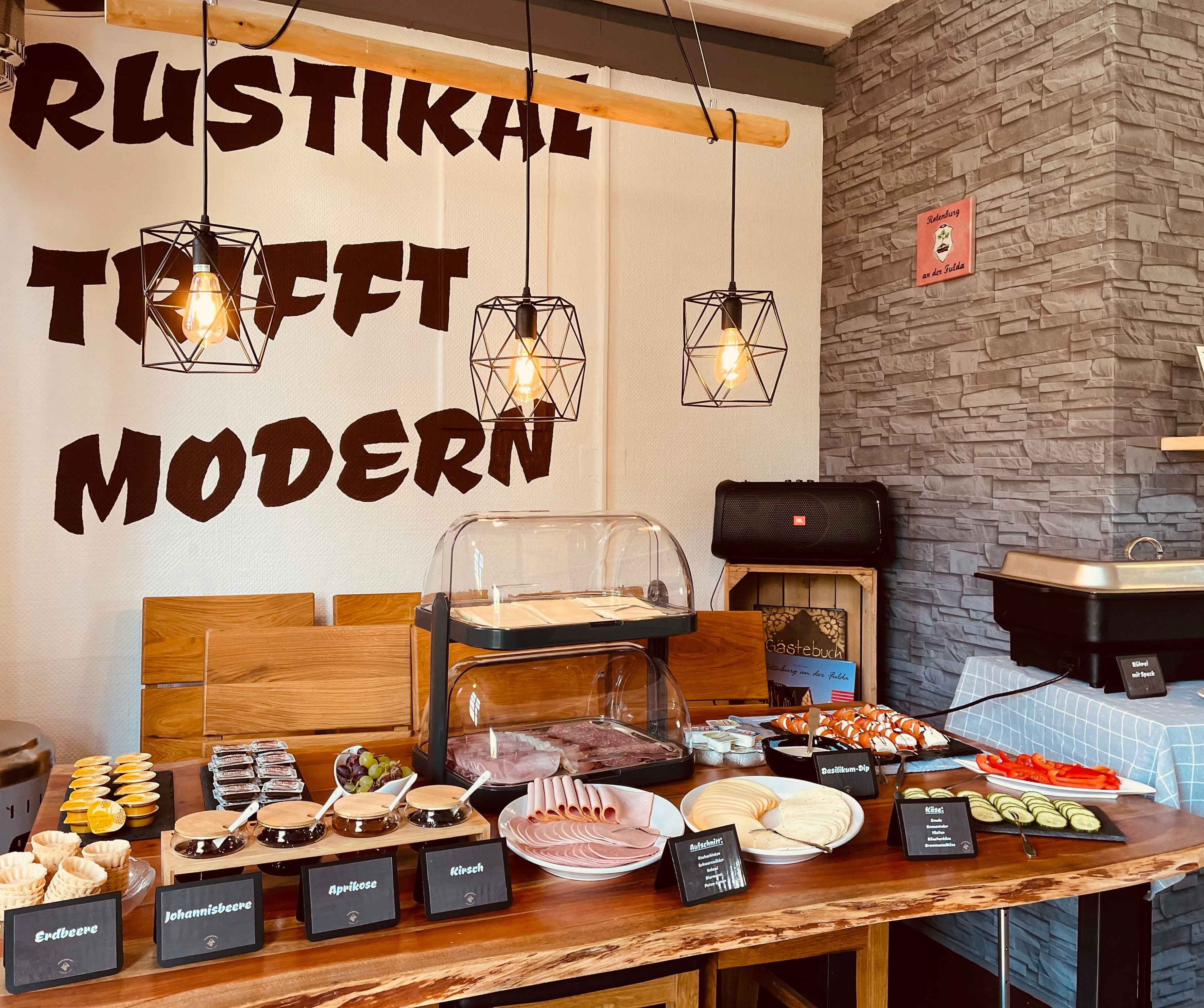 Das Frühstücksbuffet