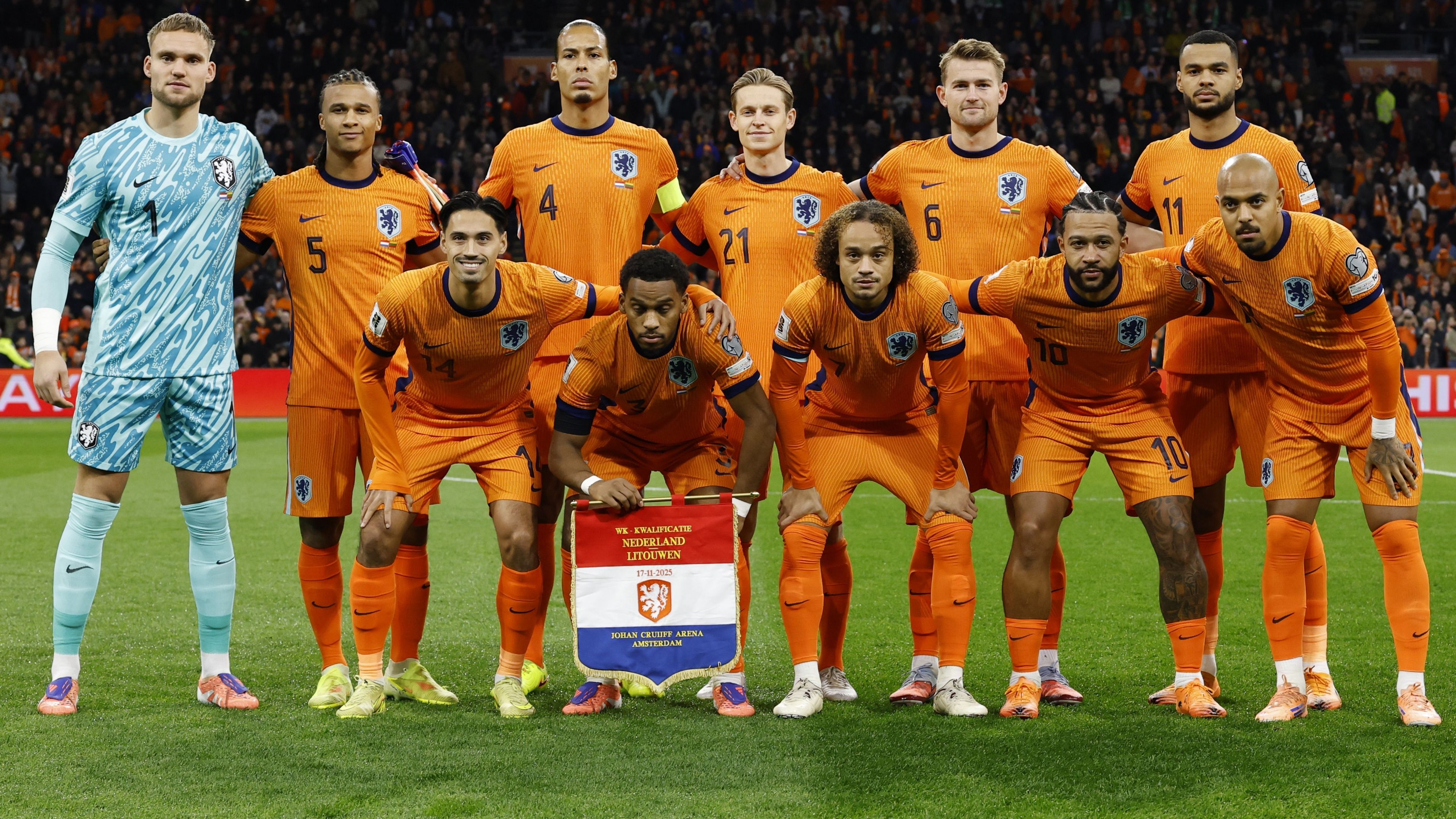 Foto van Nederlands elftal