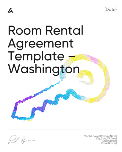 Room Rental Agreement Template – Washington