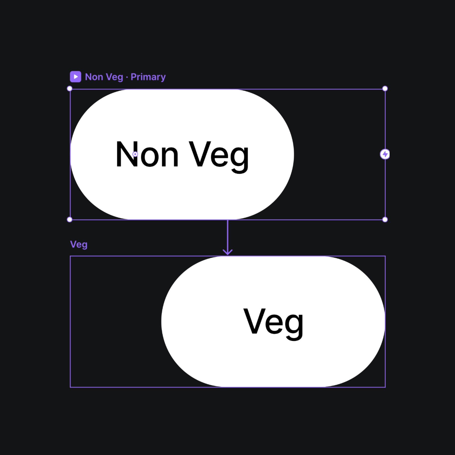 toggle component in Framer