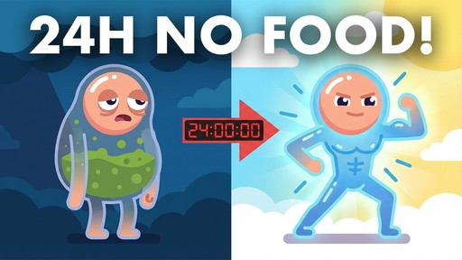 Health fitness animated YouTube thumbnail character illustration design
