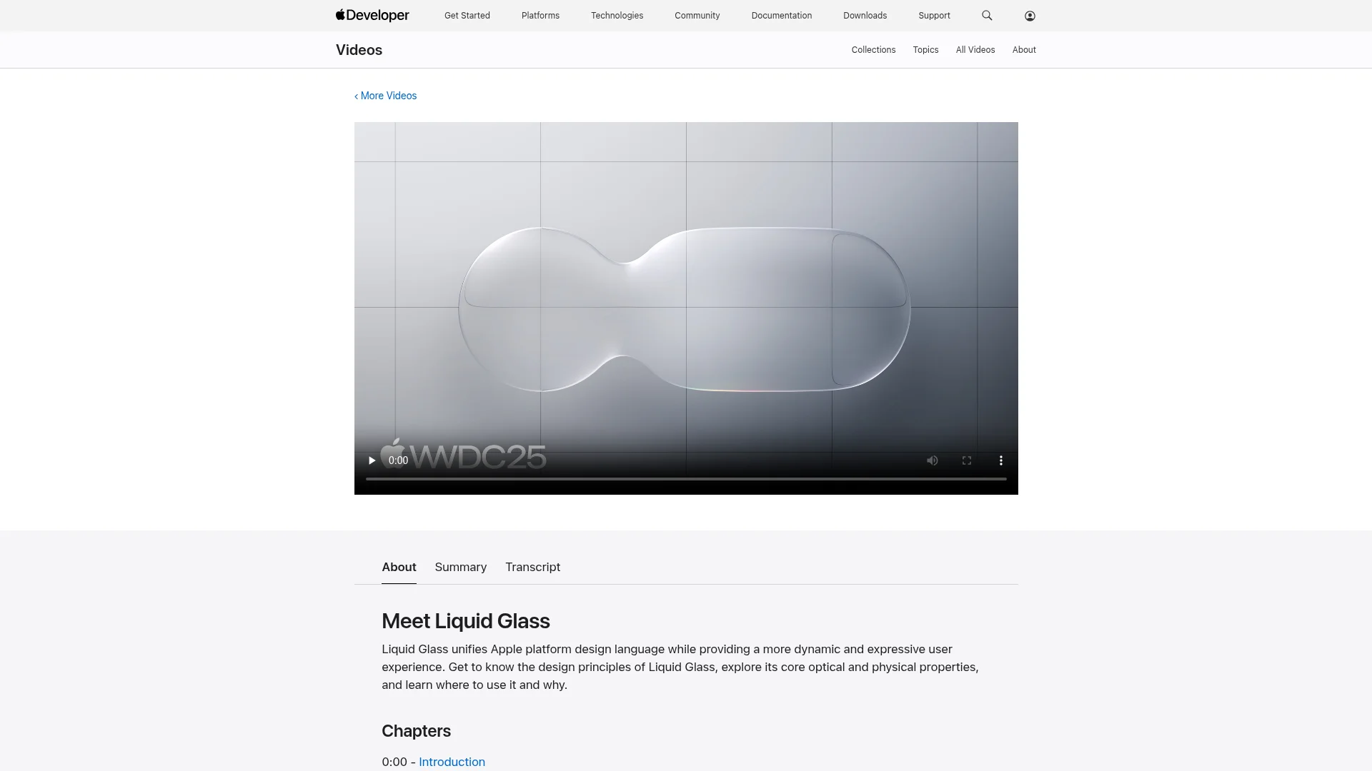 Apple WWDC 2025 session introducing Liquid Glass design language for iOS 26