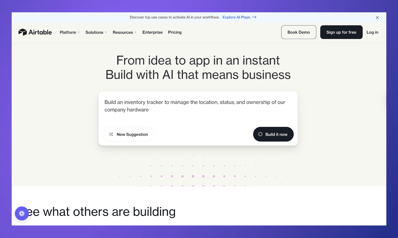 Airtable Homepage