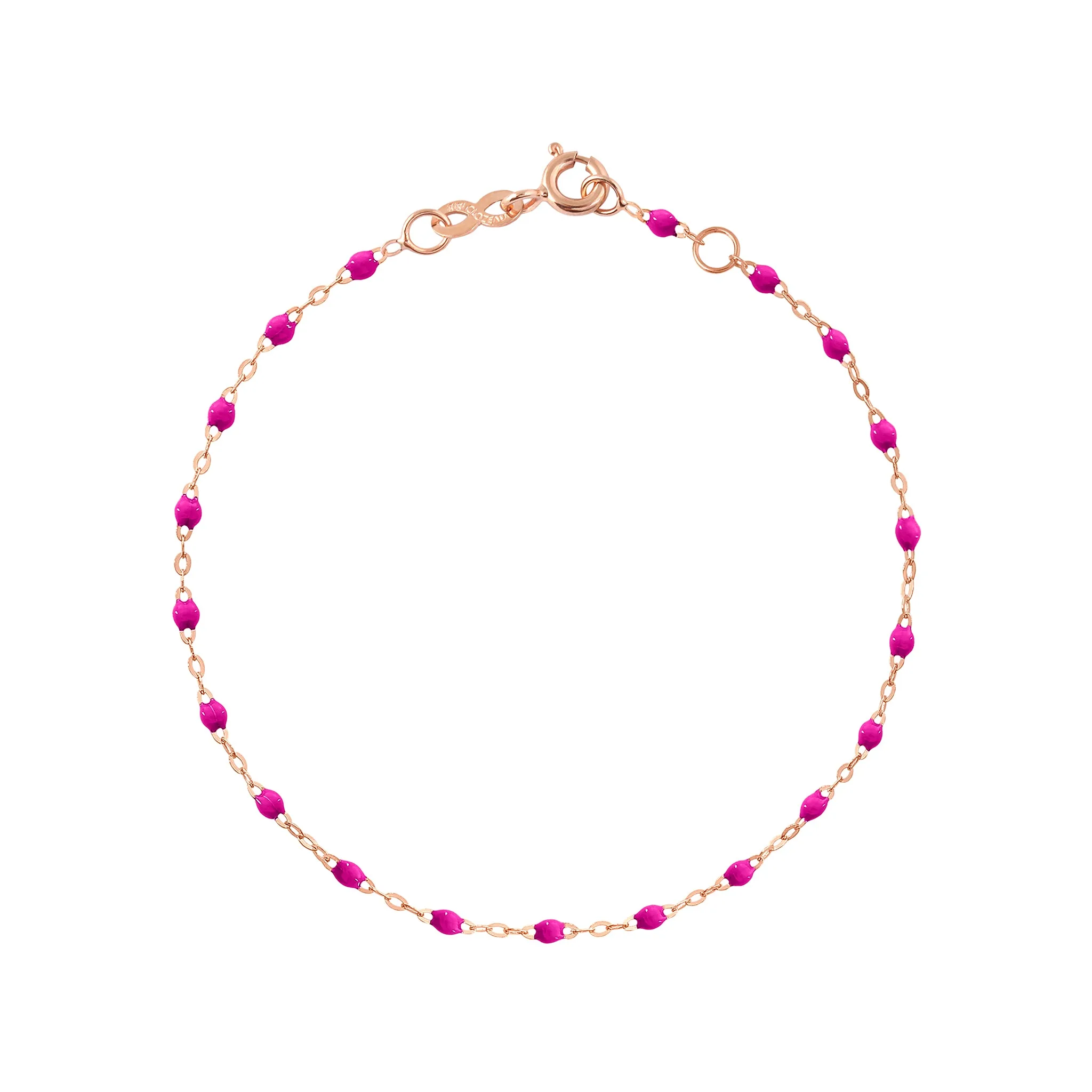 Bracelet bonbon Classique Gigi, or rose