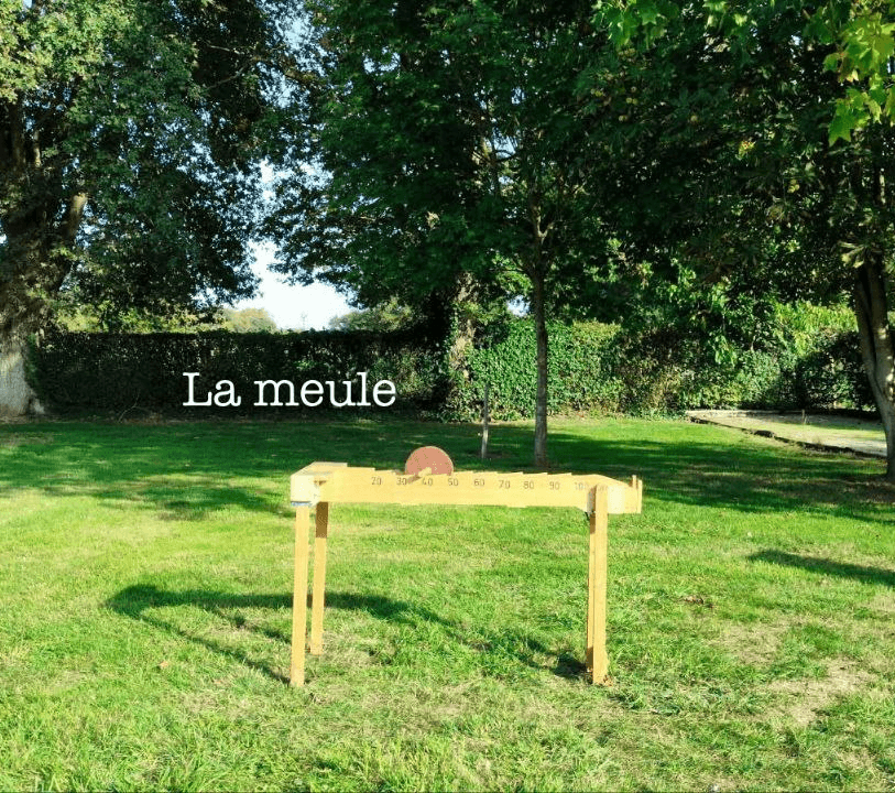 Jeu en bois la meule