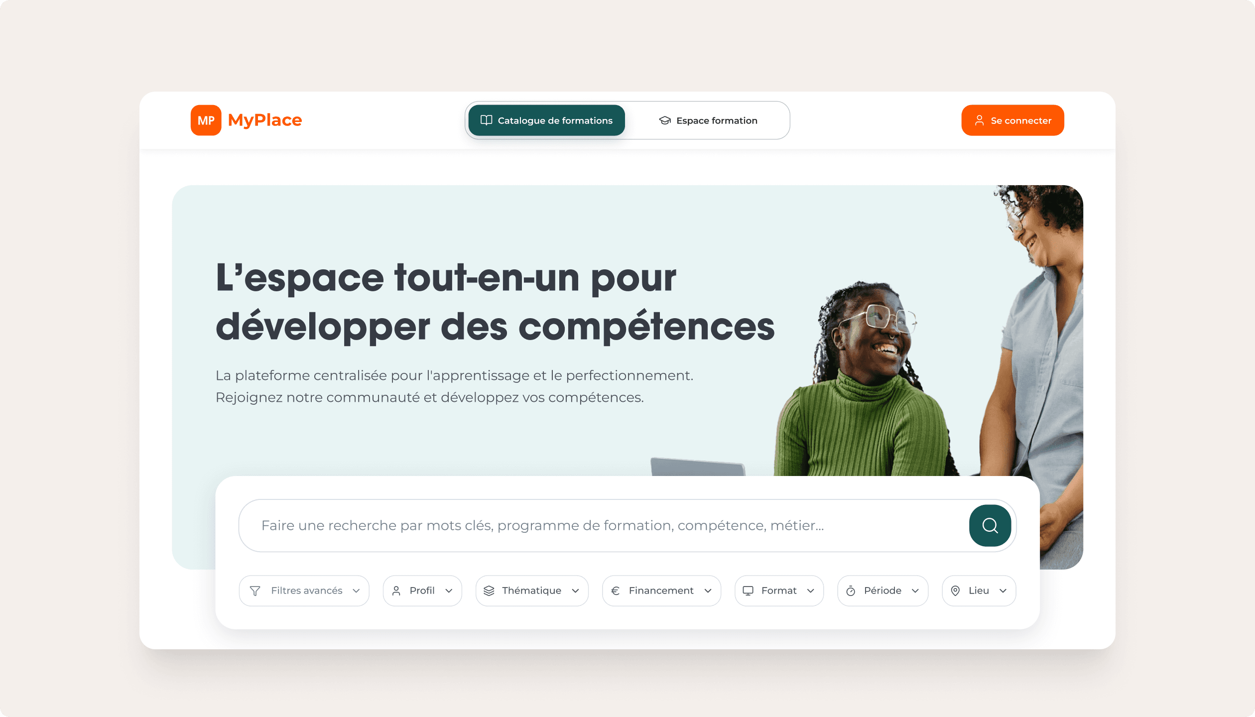 Écran d'accueil
