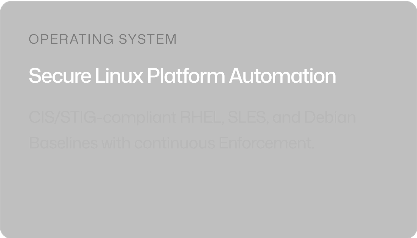 Secure Linux Platform Automation
