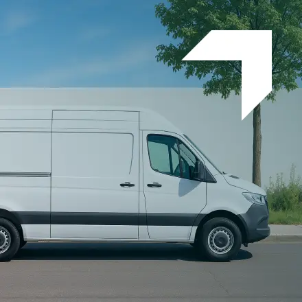 White cargo van representing Cargo Van Insurance services