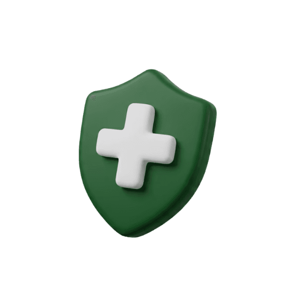 Red Cross Icon - Green