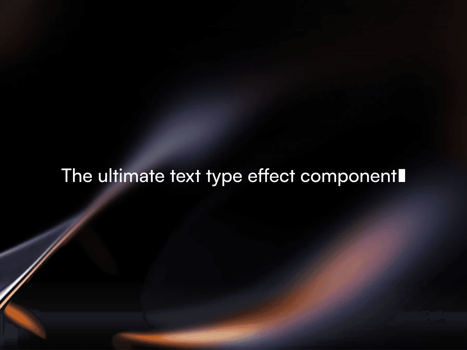 Pro Text Type Effect Marketplace component preview