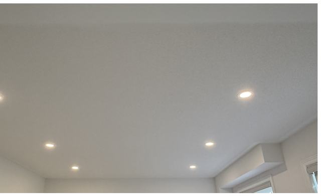 Wood Plank Ceiling Install — before