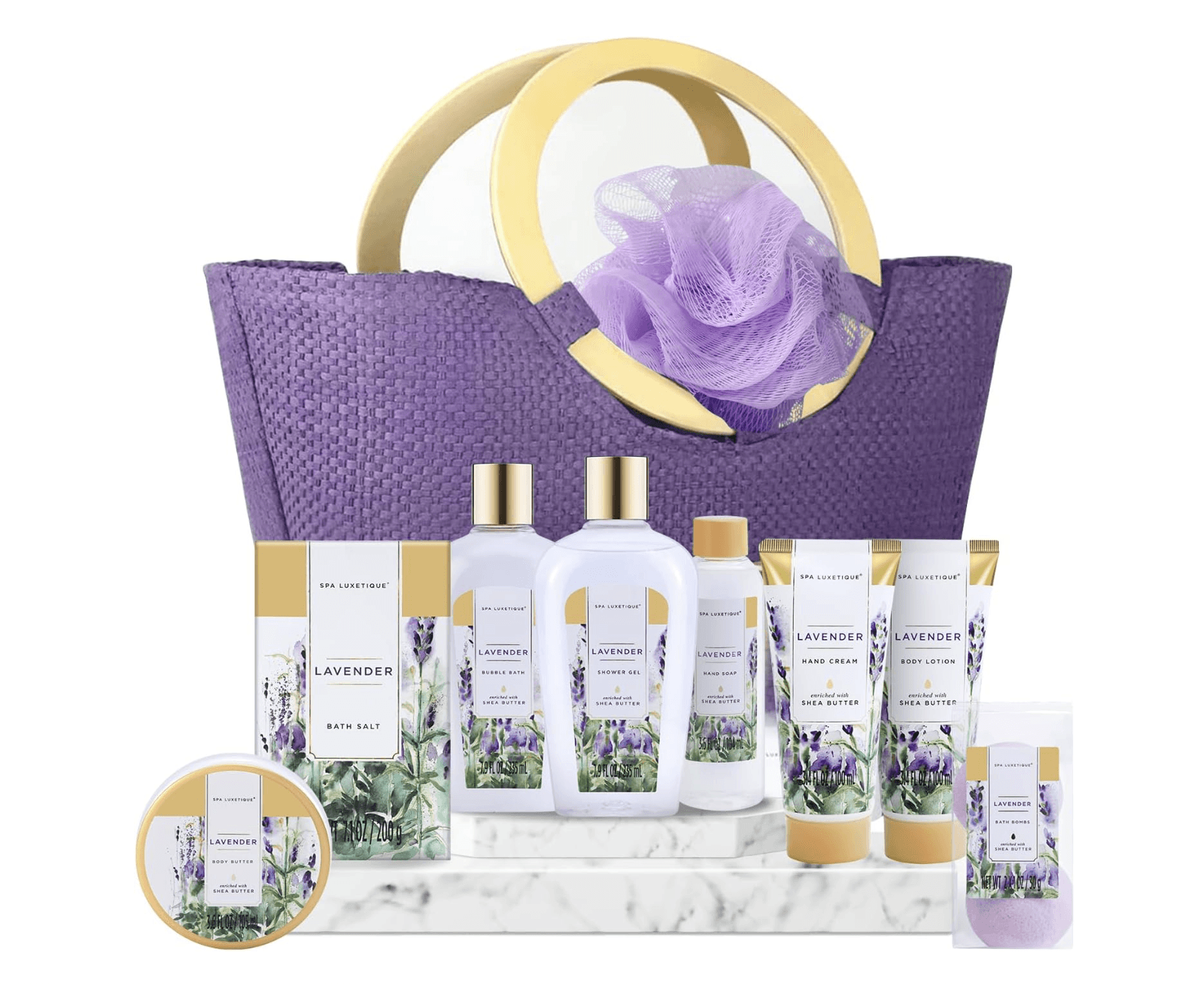 Spa Luxetique Lavender Bath Gift Set for Her