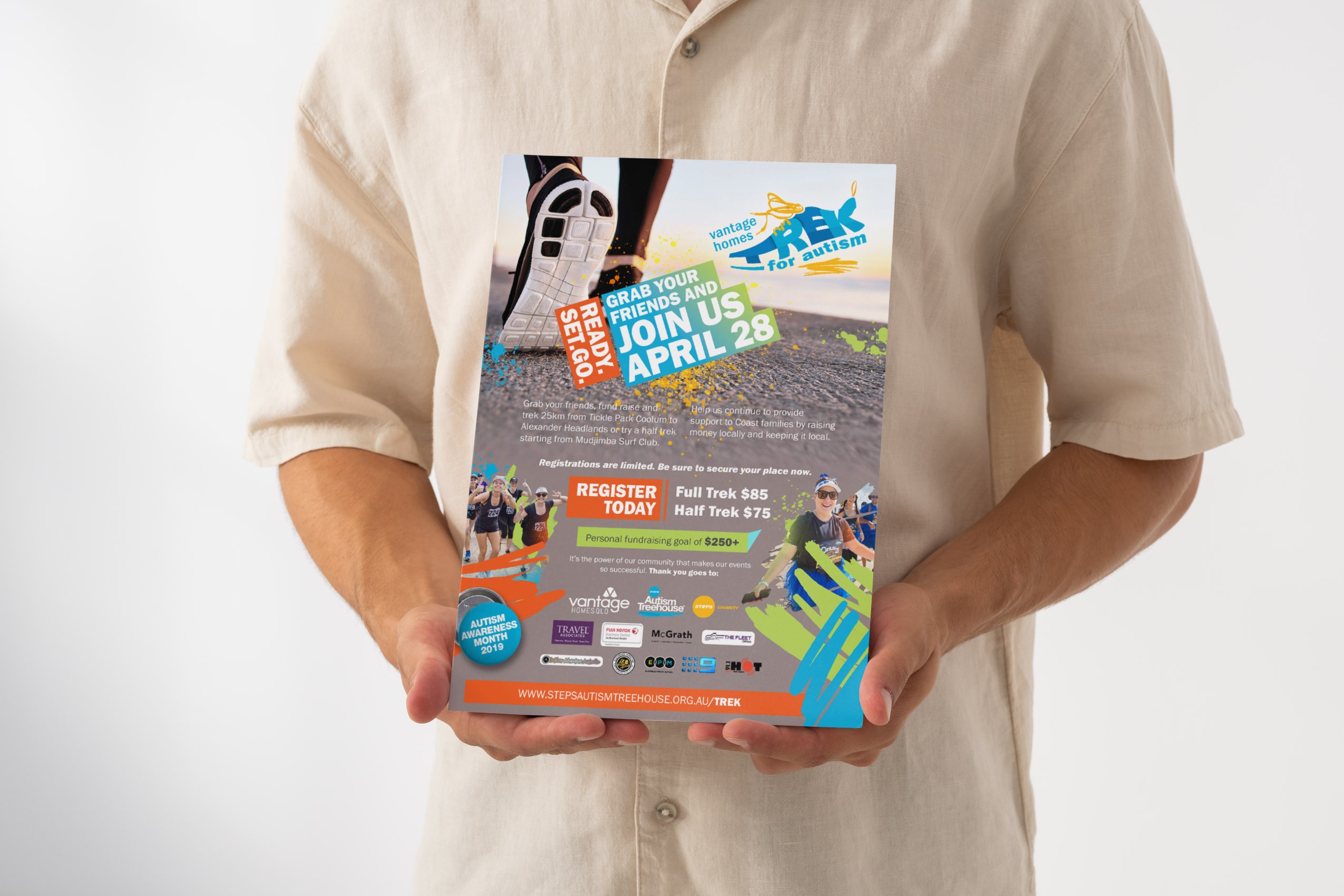Trek for Autism A4 Flyer