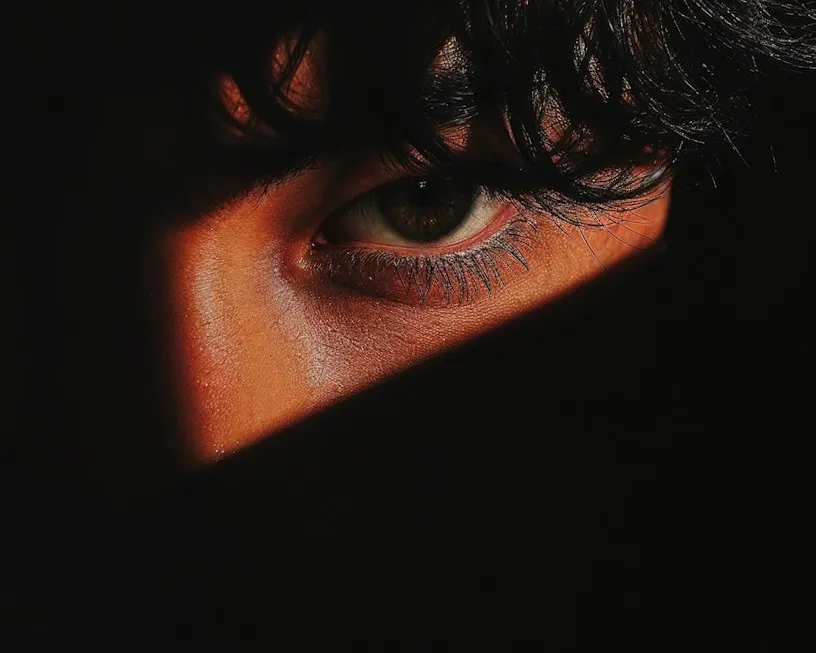 Dramatic Eye Close-Up