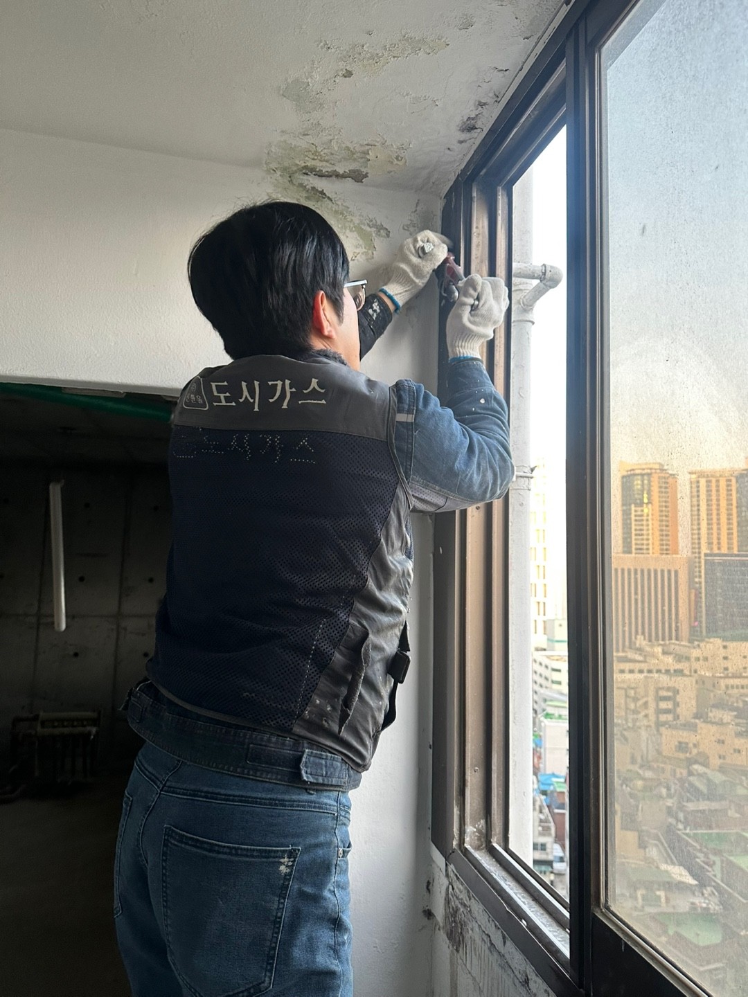 마포구 도화동 가스배관철거 모습ㅣ(주)신한울