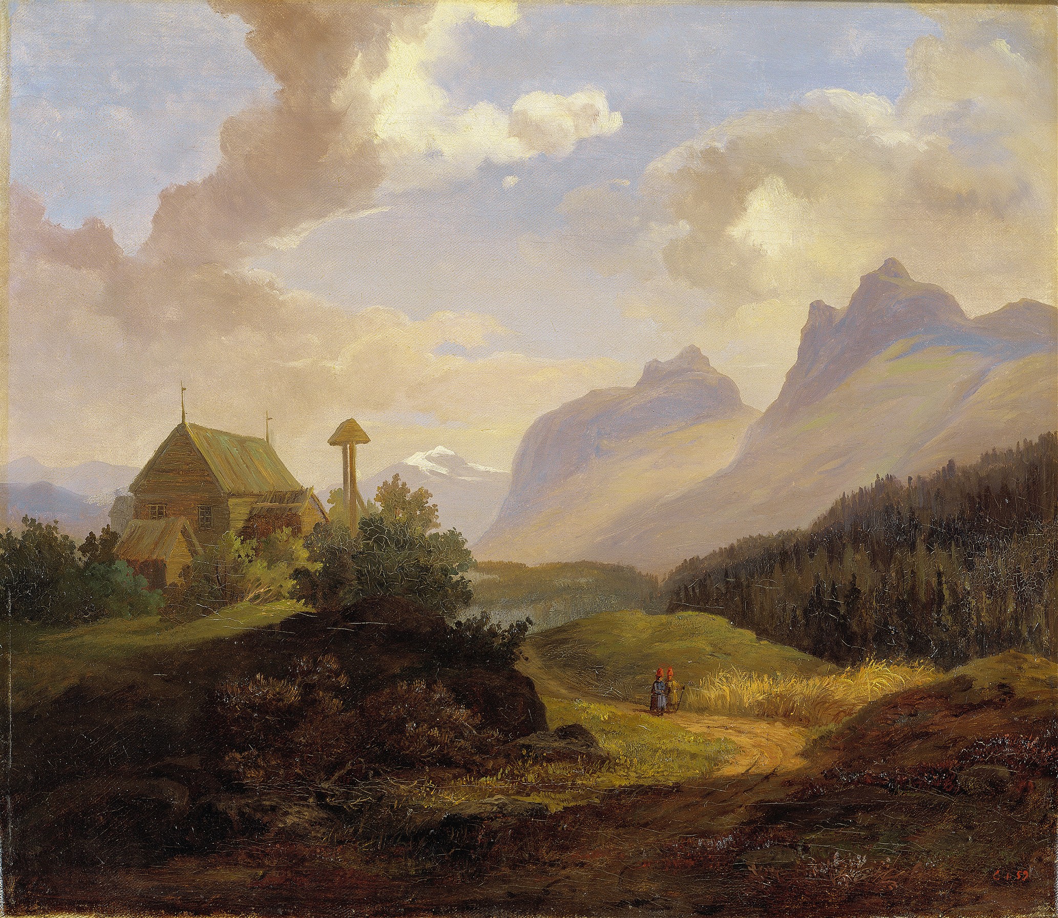 Scenery from Kvikkjokk (1859)