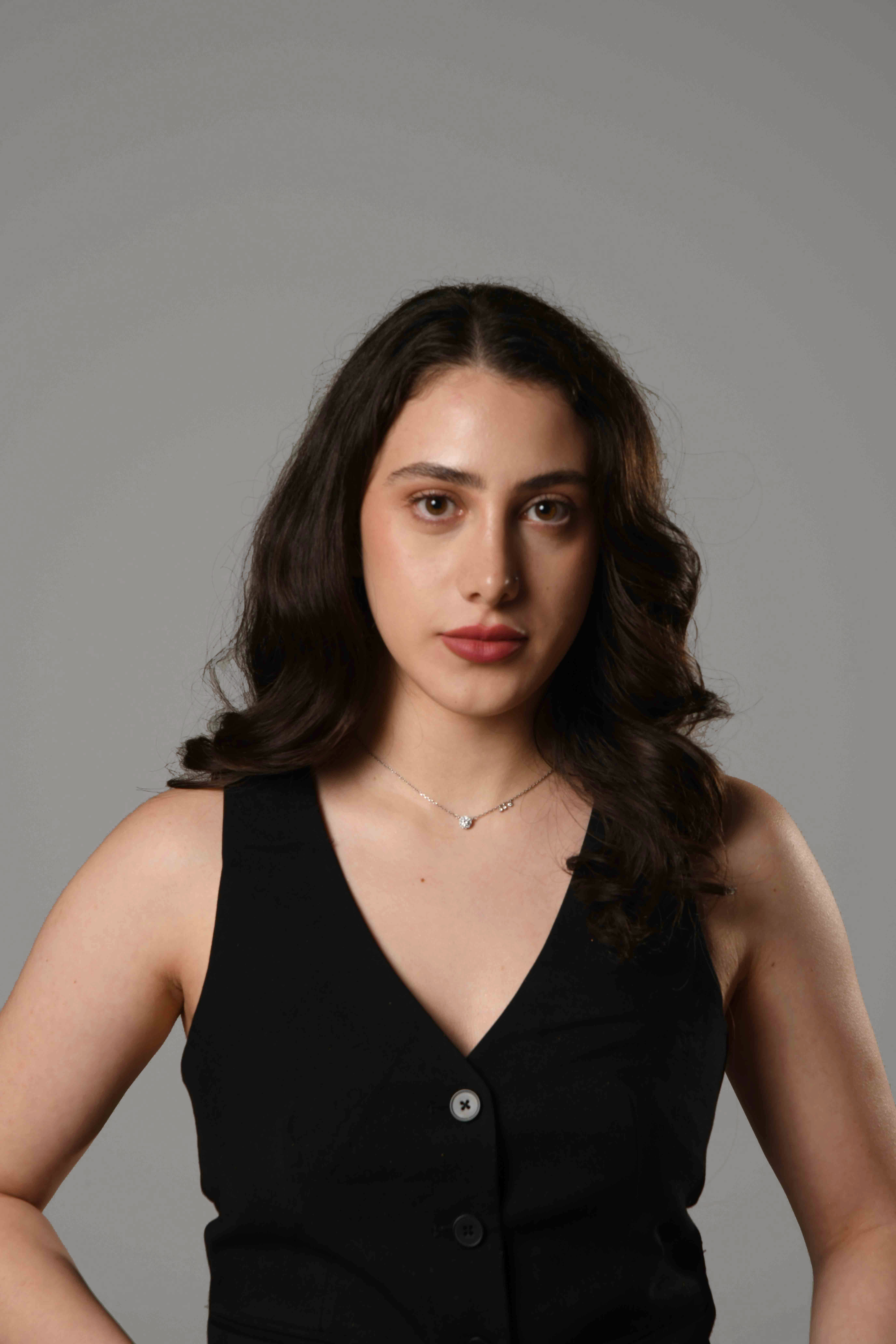 Portrait of portfolio creator – front view