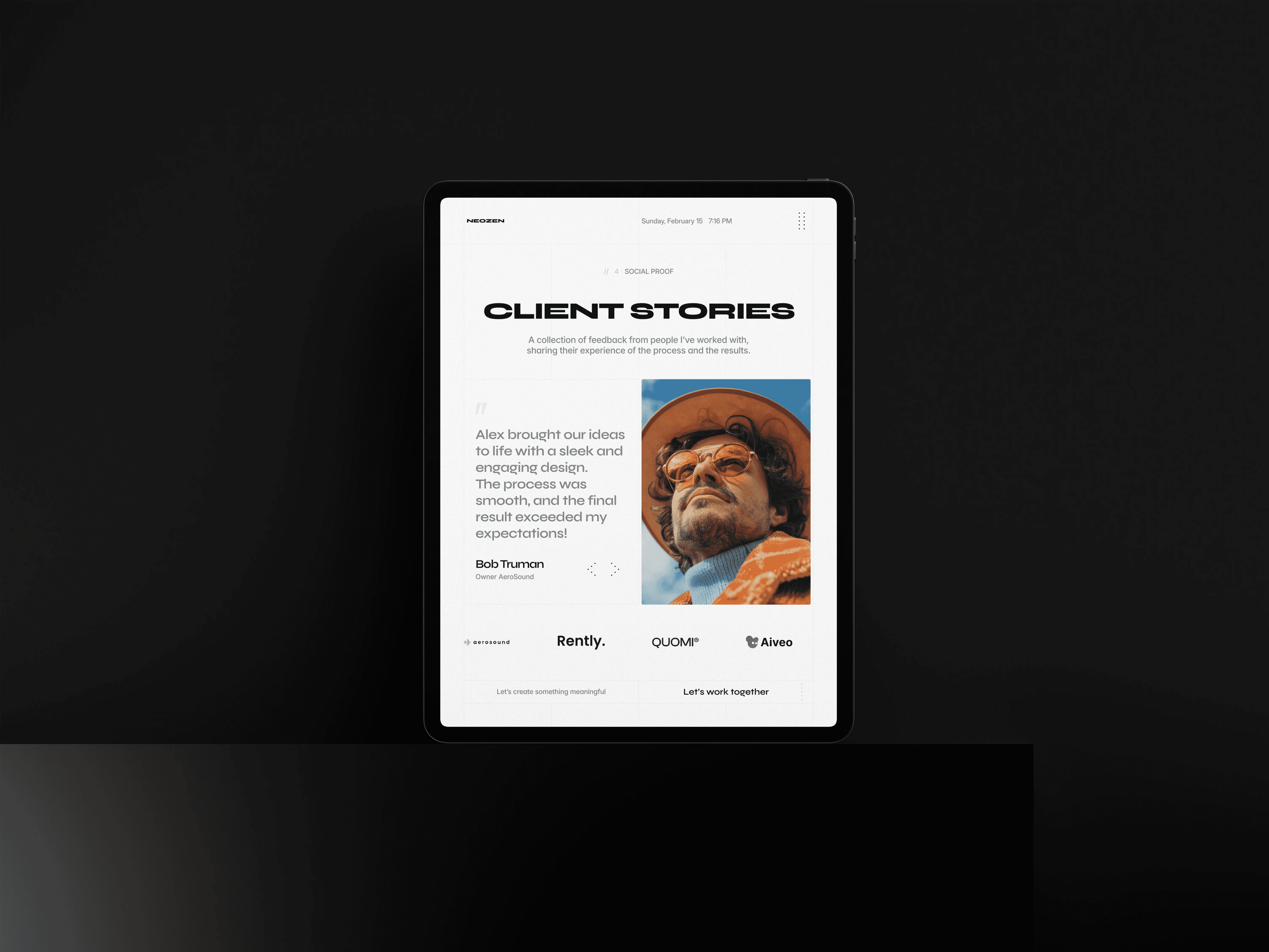 Neozen Ipad