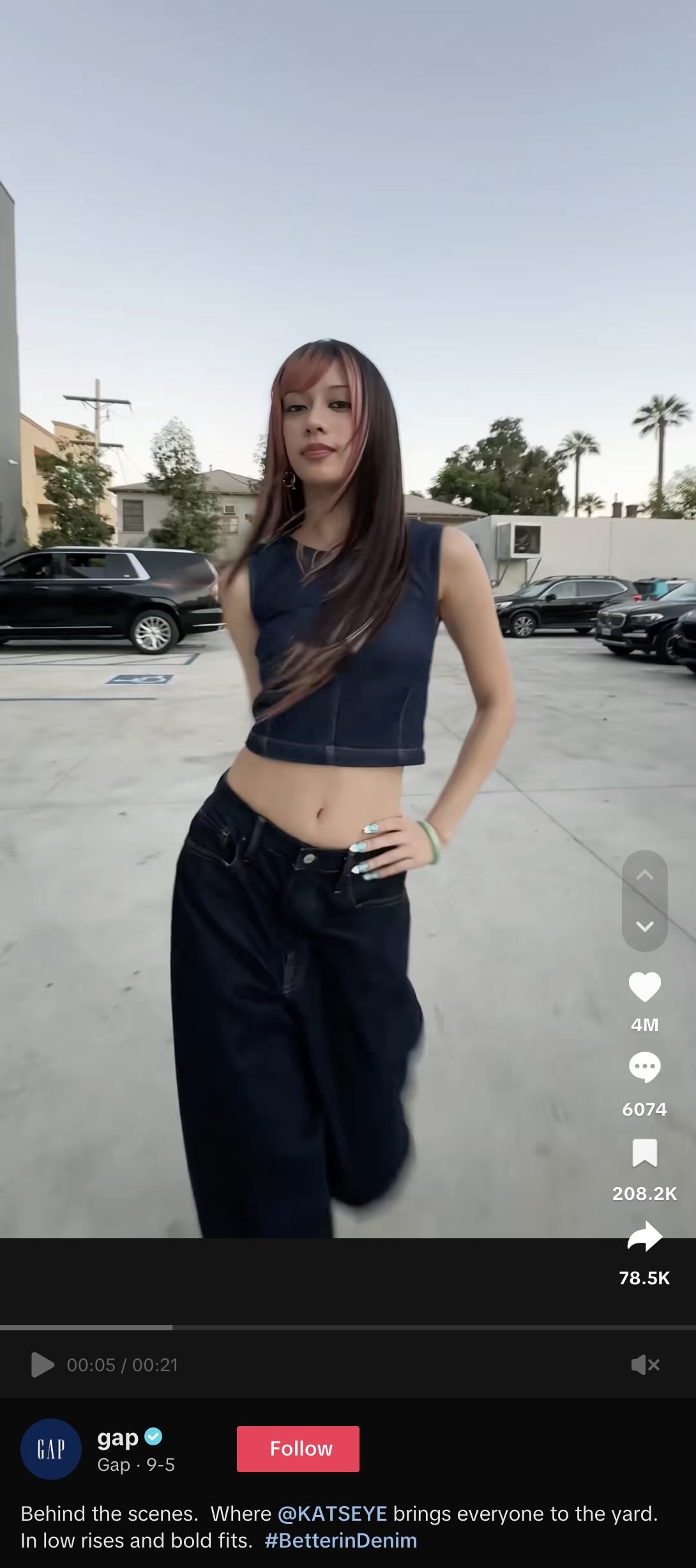 GAP's #BetterinDenim campaign on TikTok