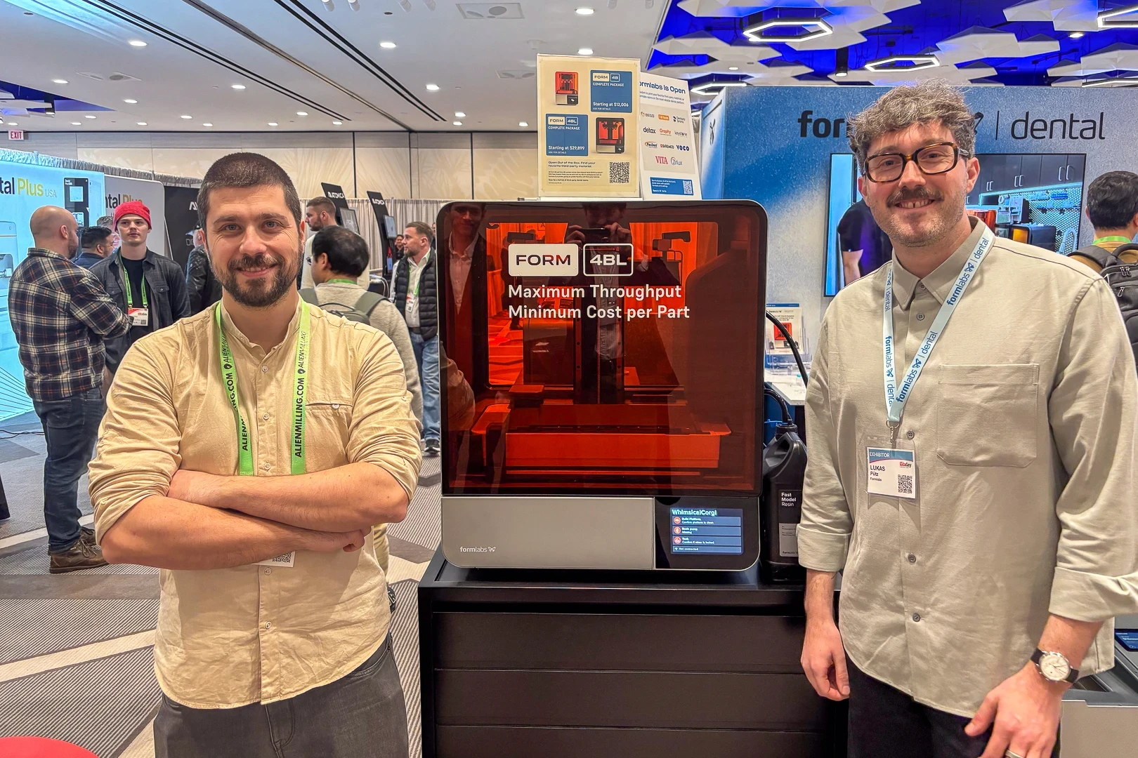 representatives from dhr engineering and formlabs at lmt lab day chicago 2026