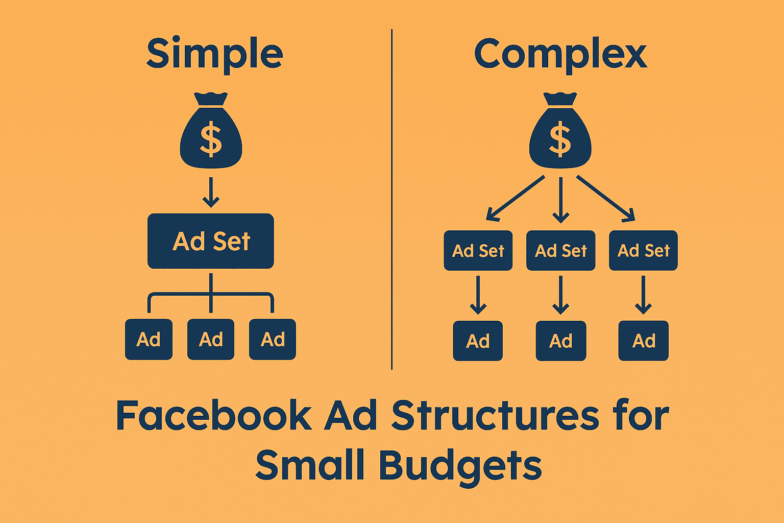 simple vs complex facebook ad set up