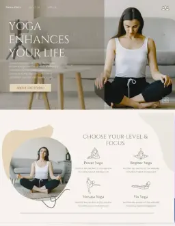 Yoga Website Design