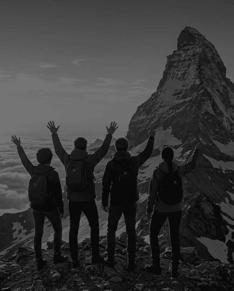 Snowboarder carving a turn on a snowy slope.