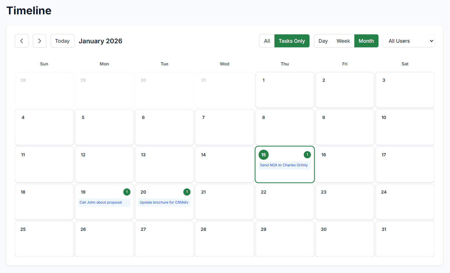 Intelligent CRM Freamwork data