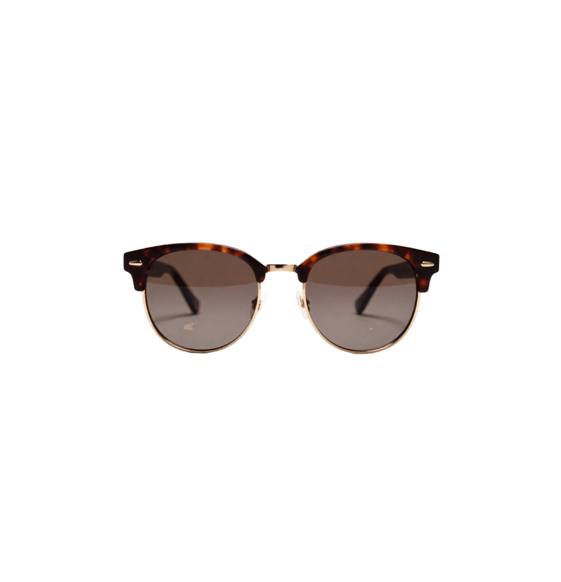Browline brown singlasses with brown lens