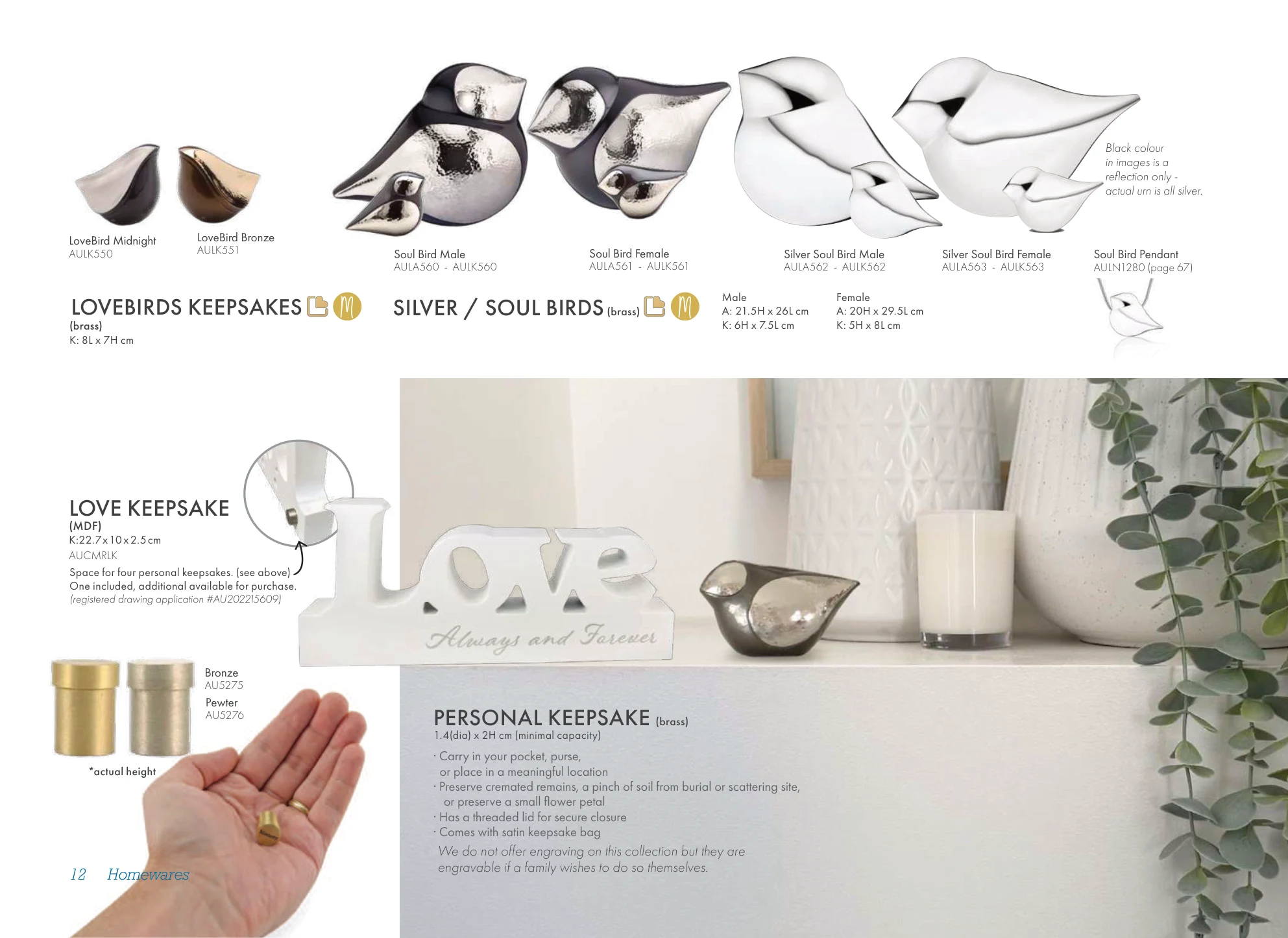Soul Birds – product details and codes