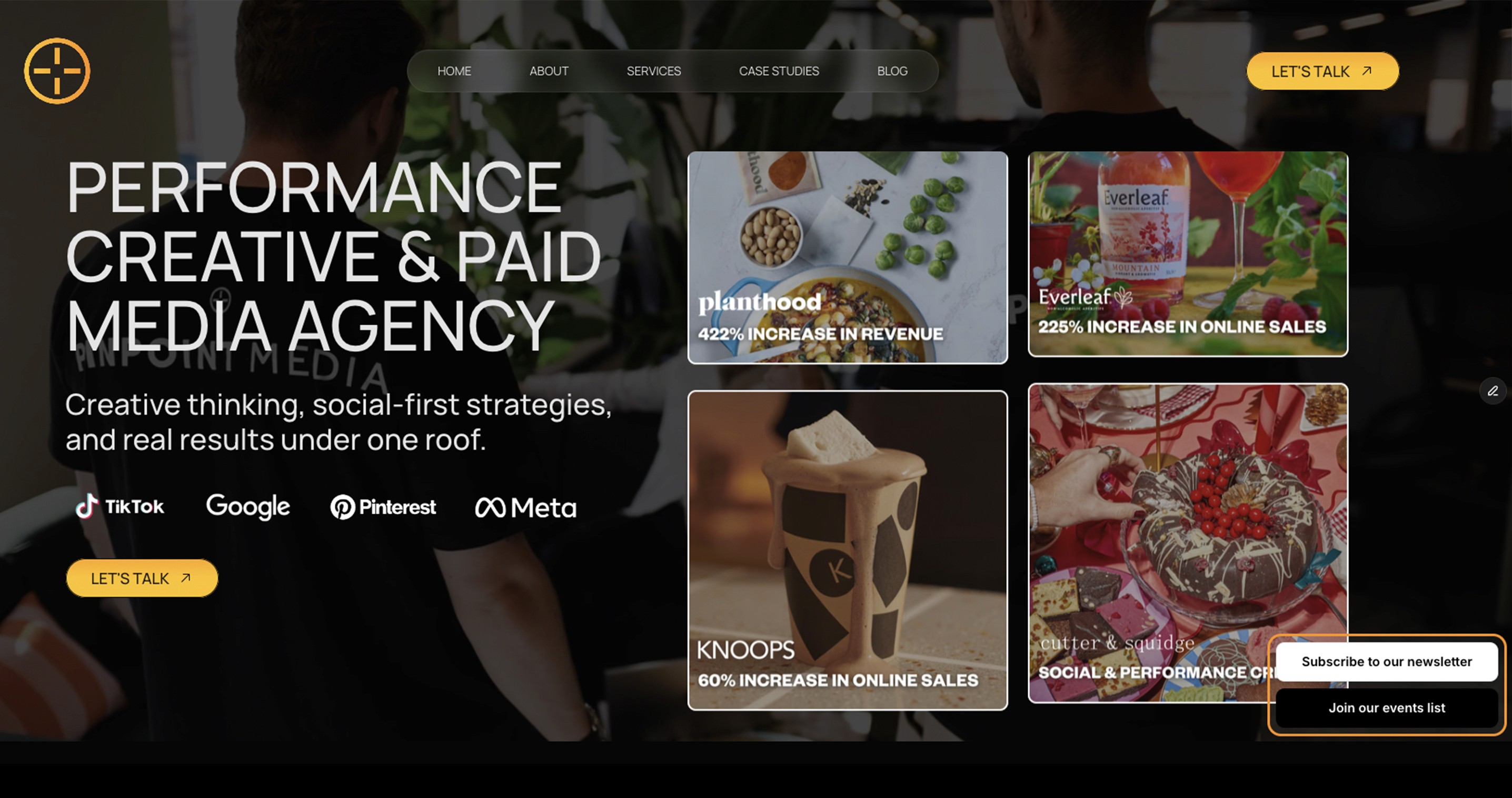 PinPoint Media Homepage