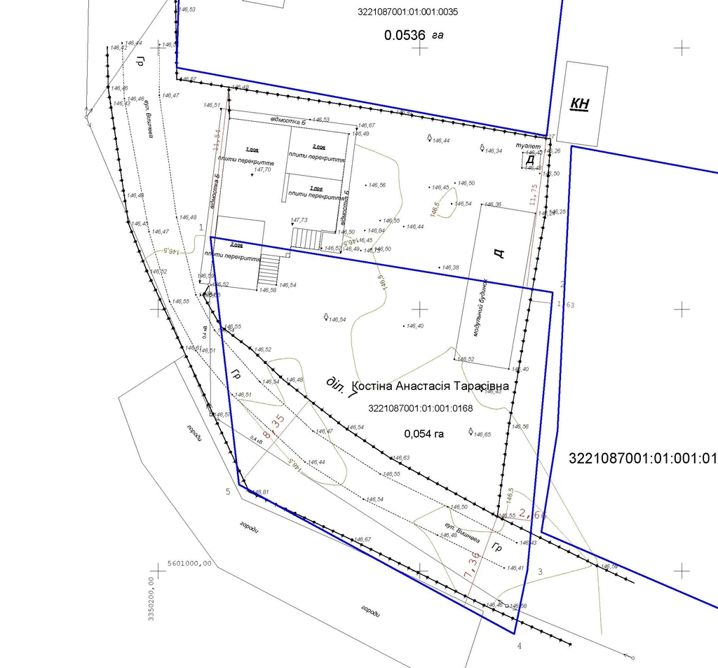 Приклад ситуаційного плану ділянки