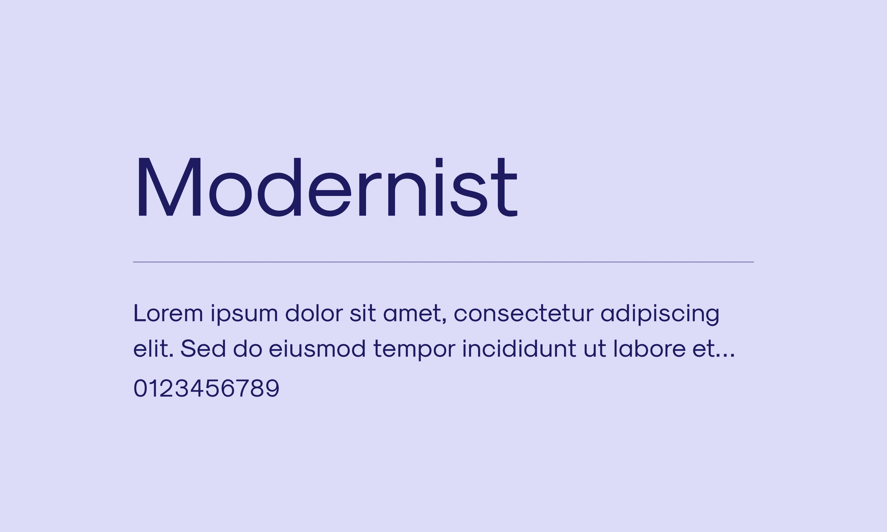 Modernist