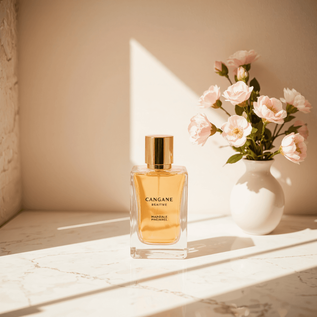 product photography of Perfume