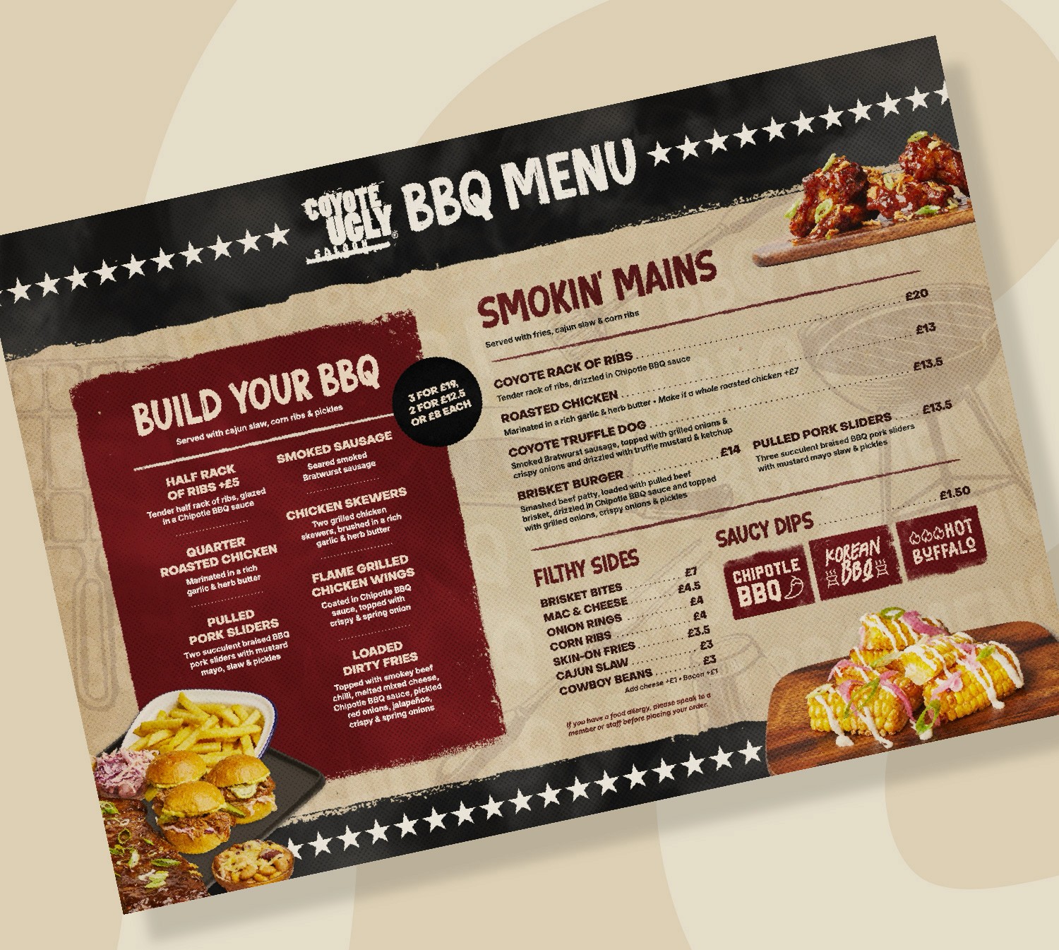 Specials Menu The Lean Kitchen Network