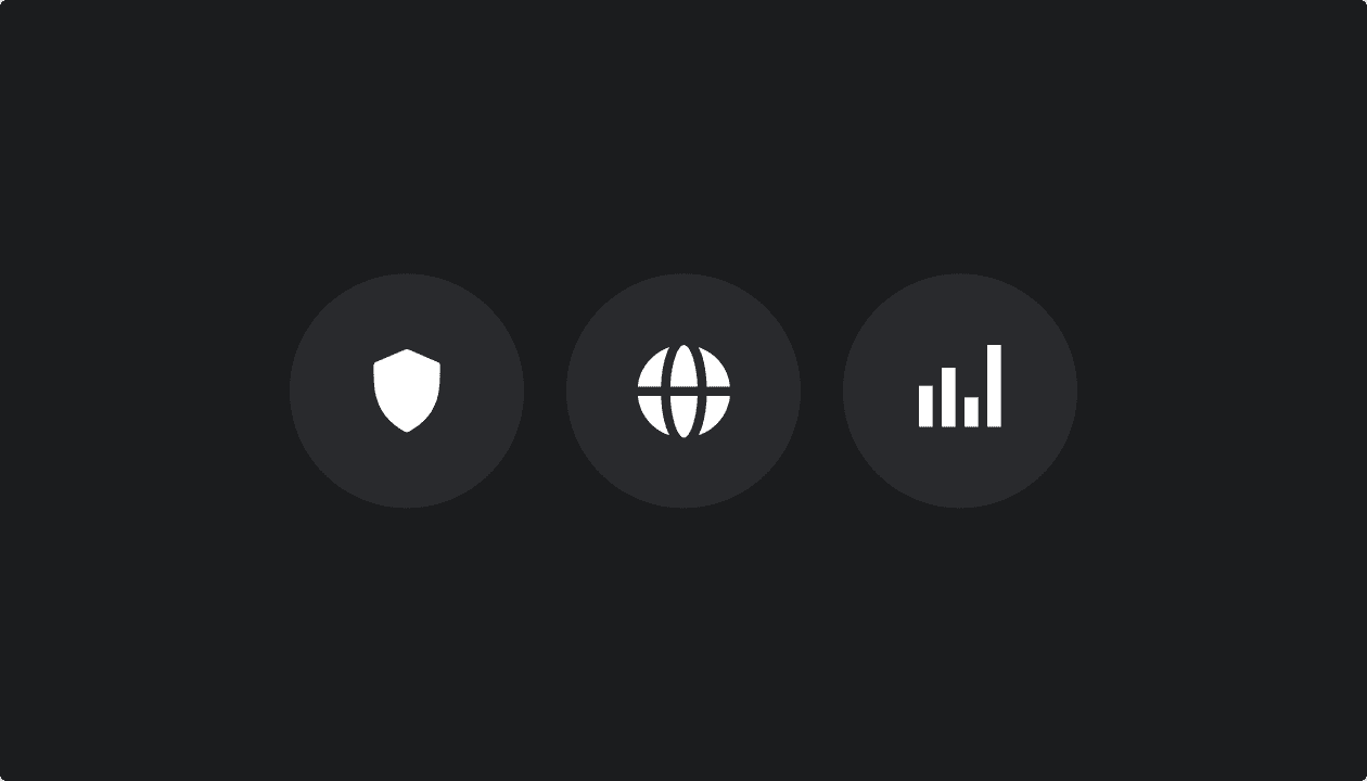 Icons representing proprietary financial data including security, global sources, and analytics.