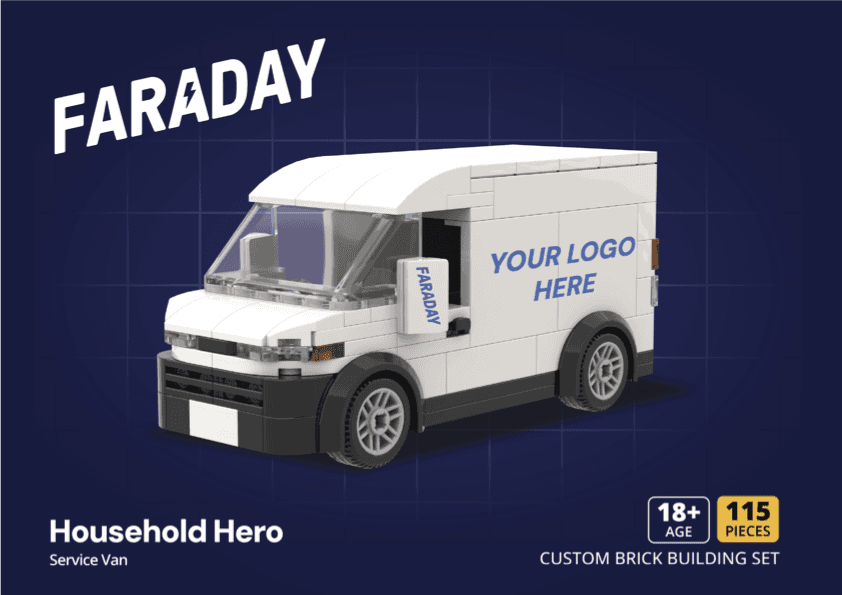 Faraday Household Hero custom brick building set guide cover