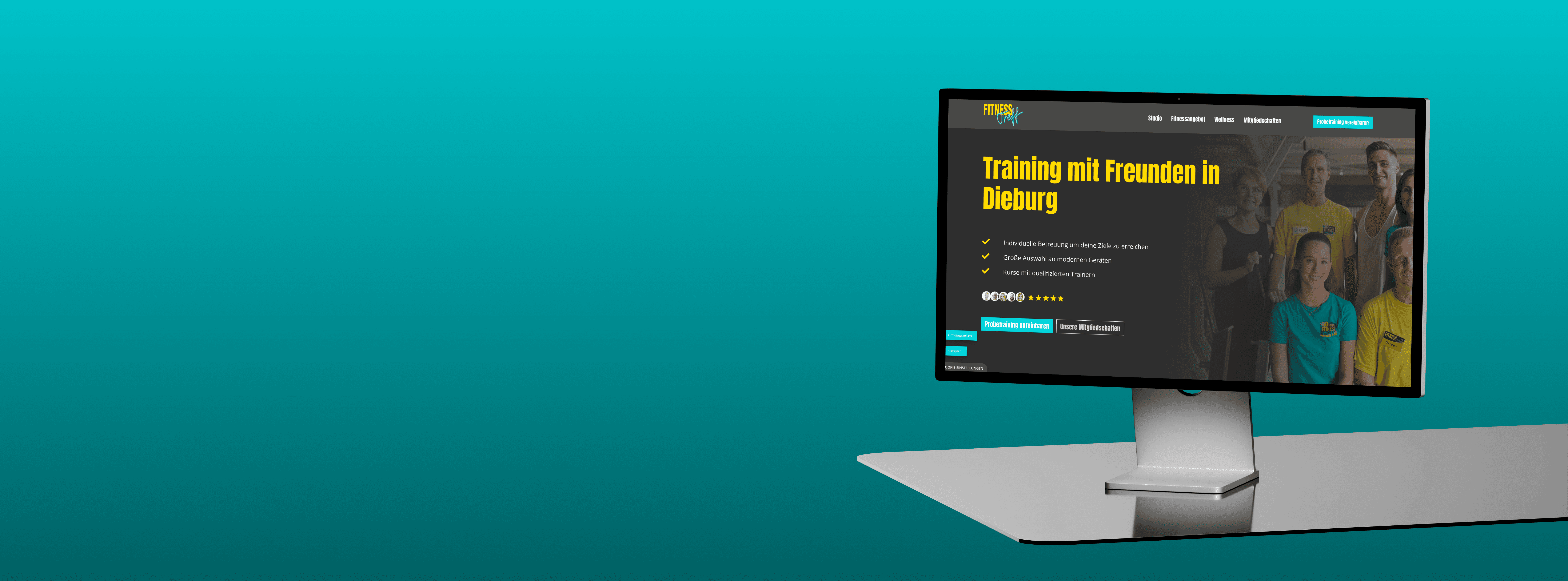 Landingpage Fitness Treff Dieburg