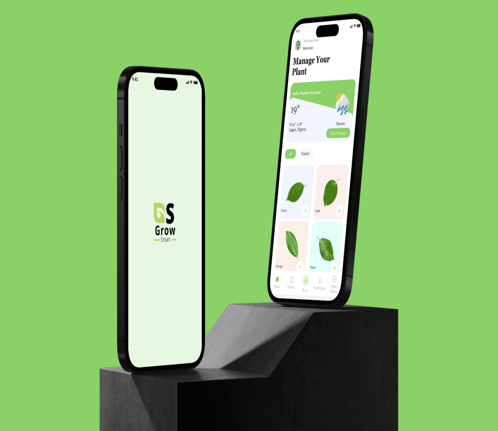 Grow smart mock up