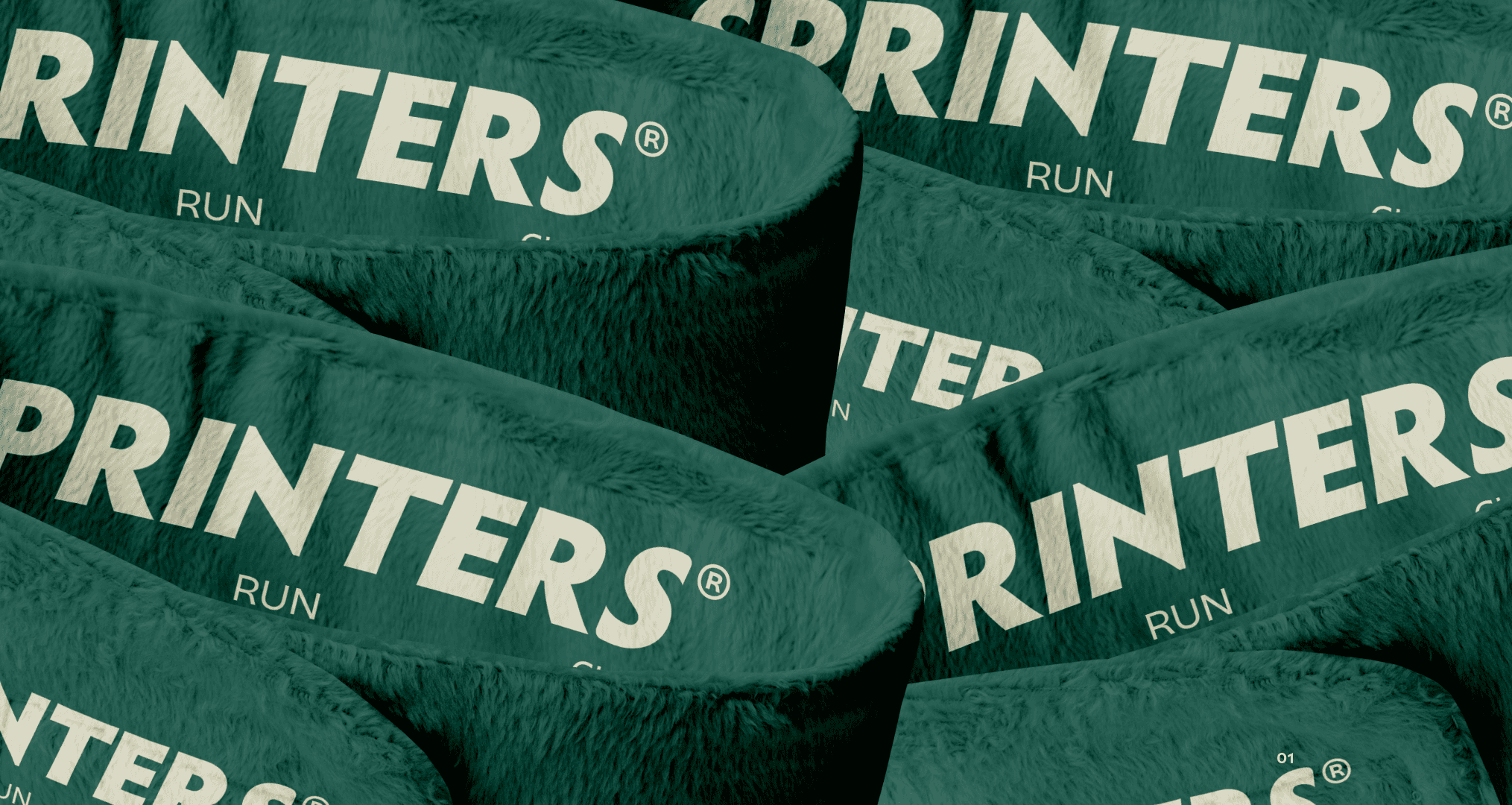 Pastel ice cream packaging design with retro typography on pink background