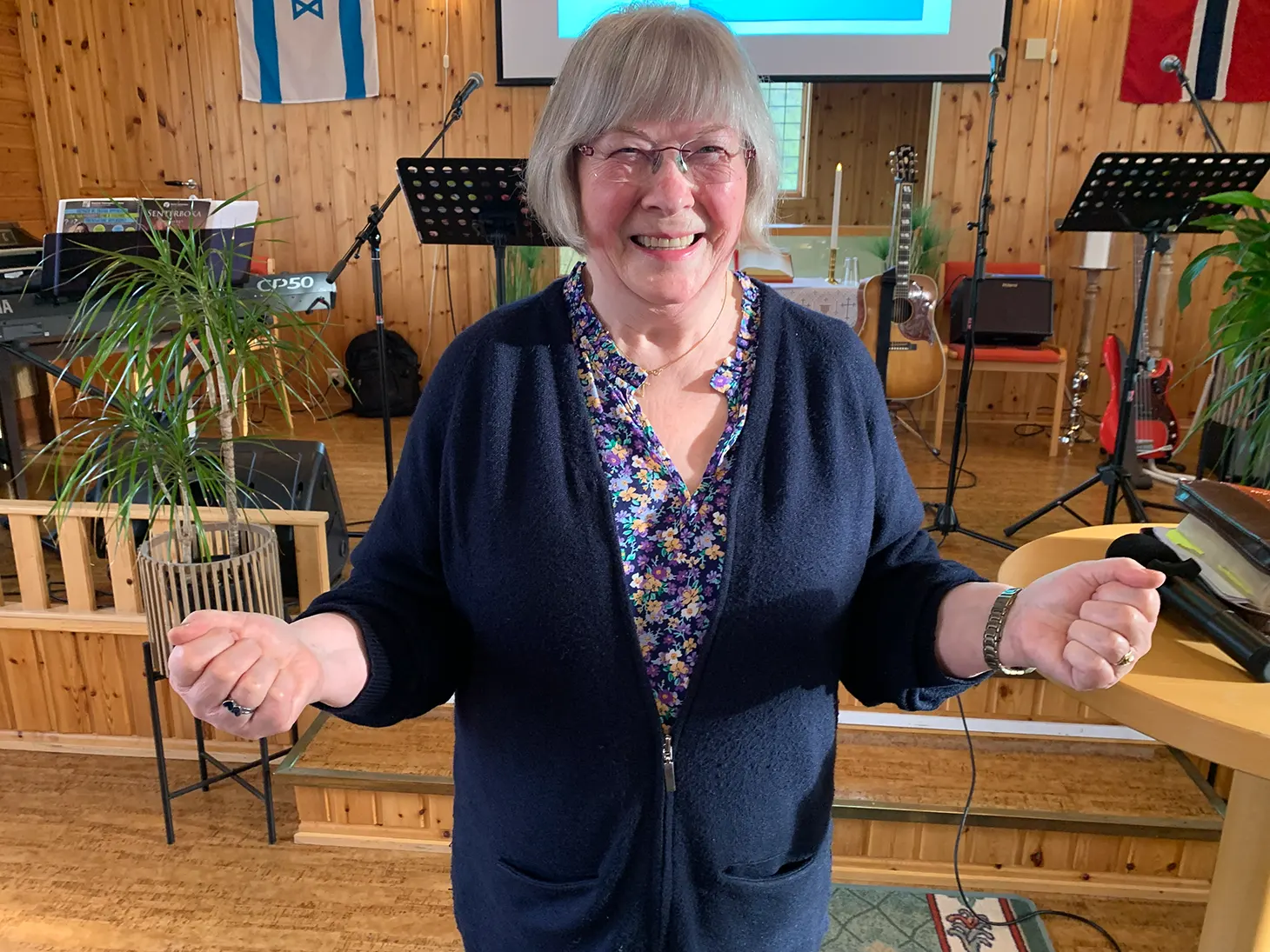 Bilde av Jorunn Hansen i Kasfjord Baptistmenighet.