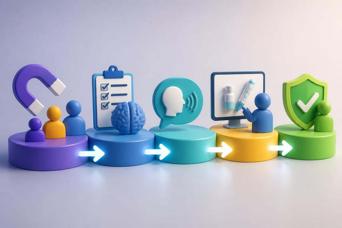 Medical sales recruiting process stages