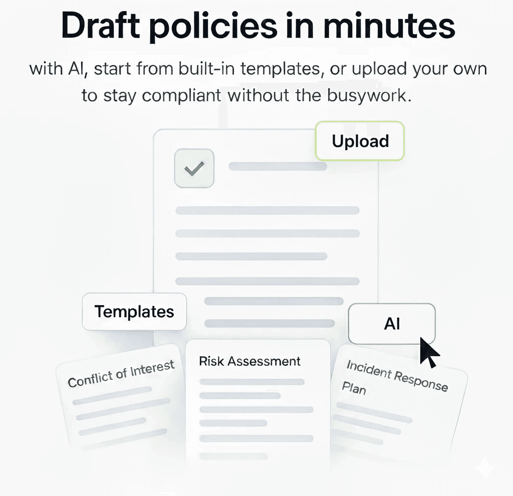 A rectangular card displaying a company risk score. The background is a very light orange, while the centered inner card is white with rounded corners. At the top, the label ‘HIGH’ appears in red. Below it, large black text shows the score ‘78’, followed by the smaller text ‘out of 100’. Under a thin divider line, a gray note reads ‘+7 in the last 90 days’.