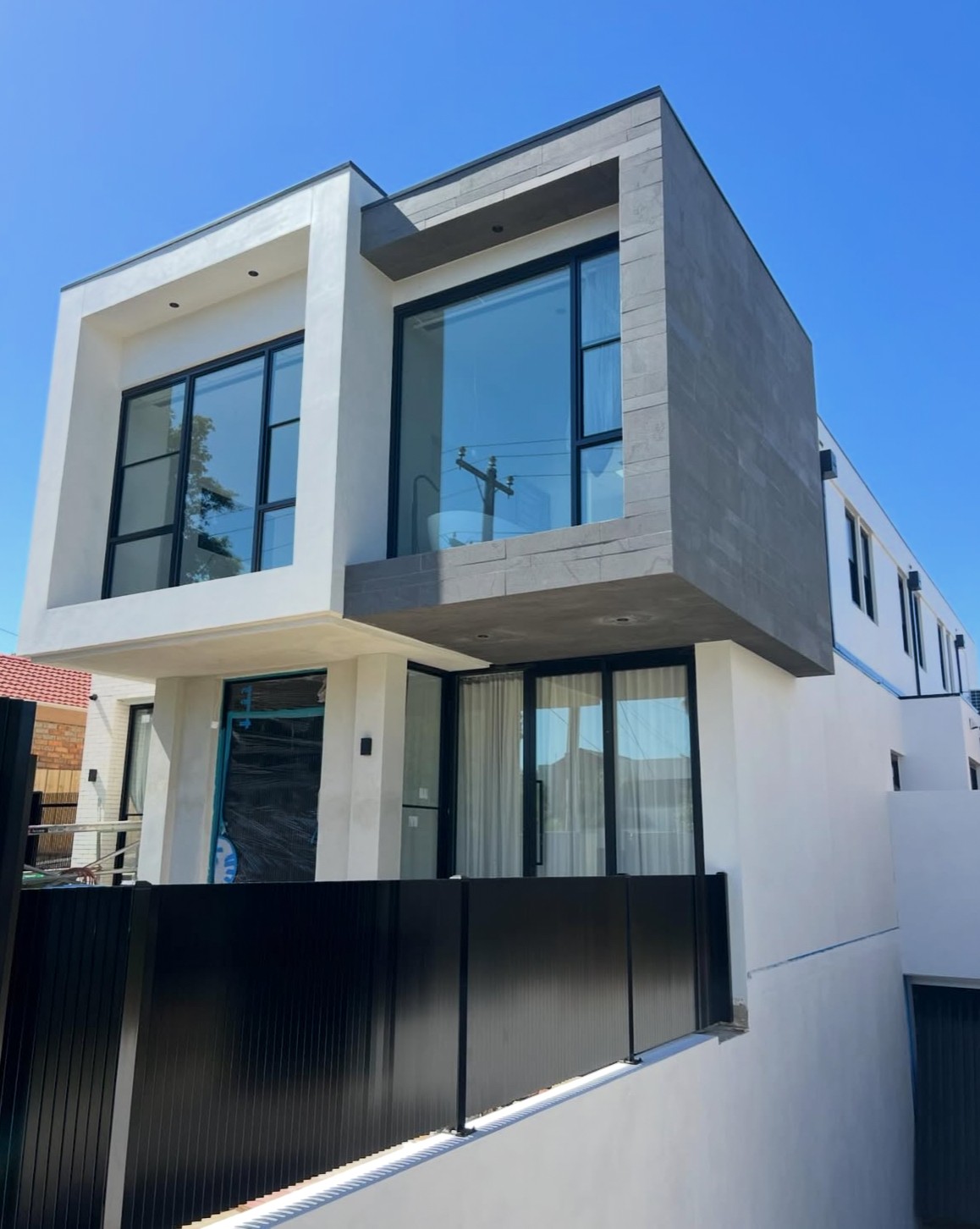 Modern building with many windows