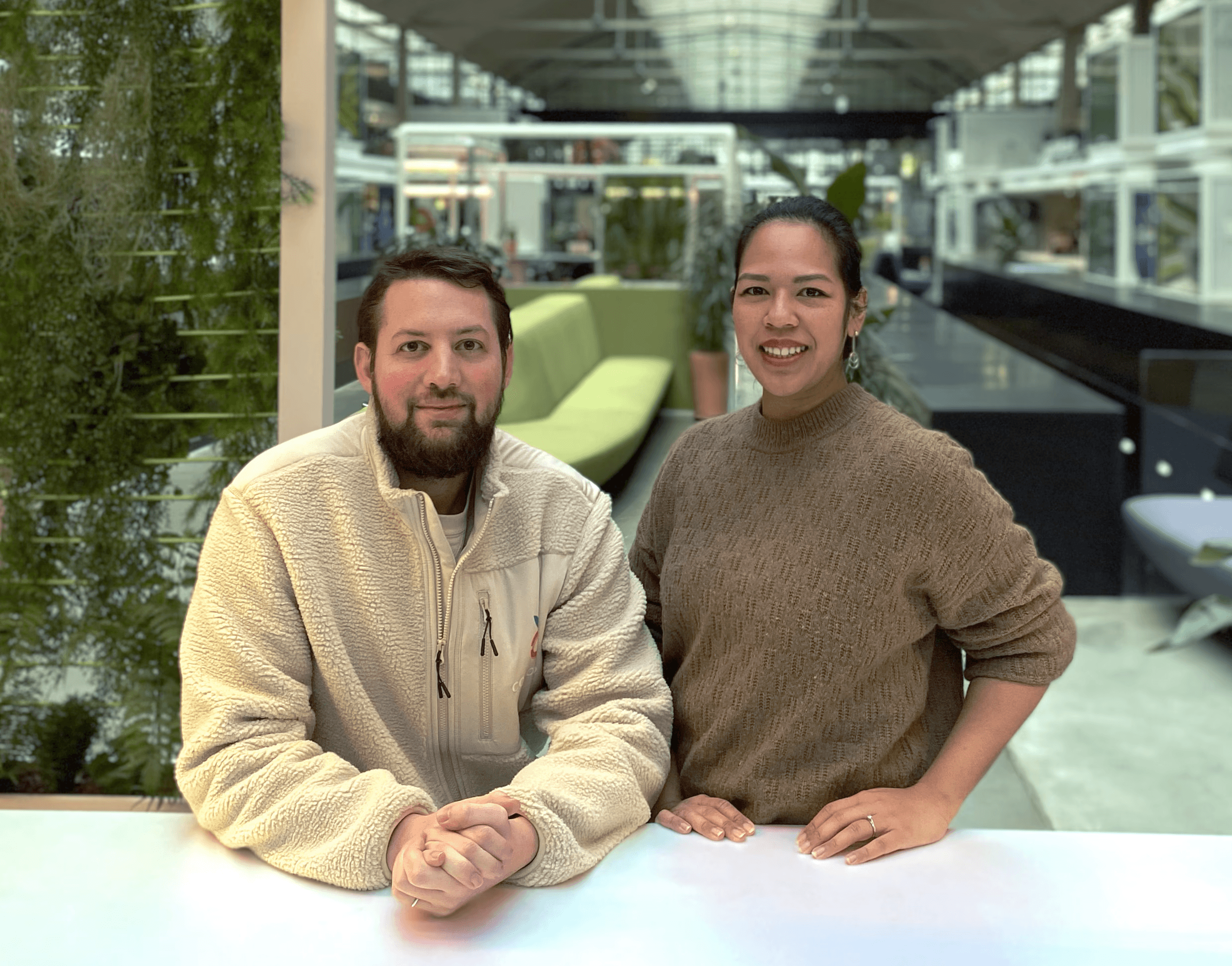 Molina et Vincent, co-fondateurs de Cocohop