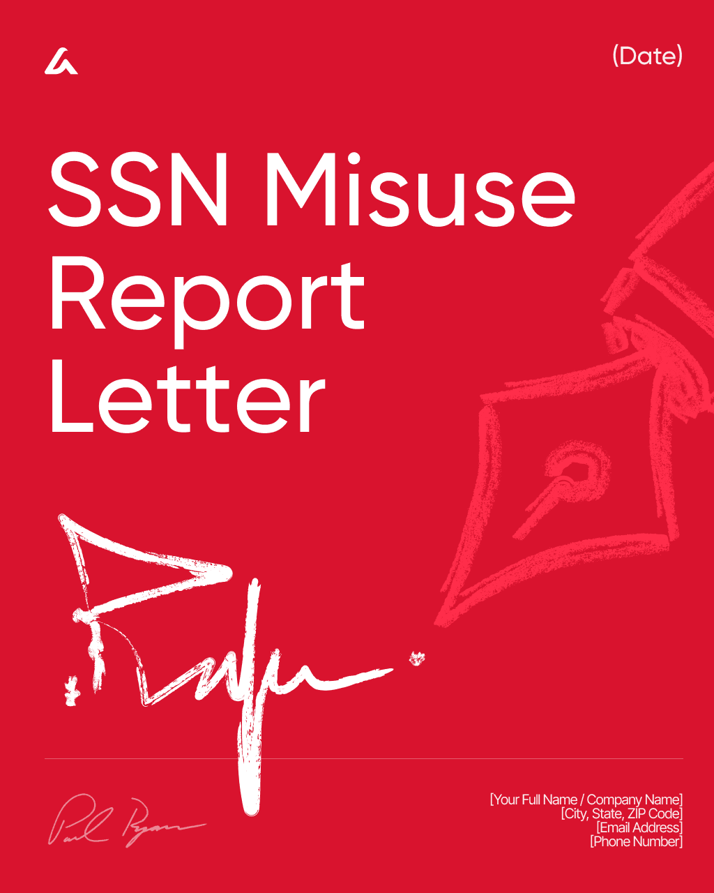 SSN Misuse Report Letter