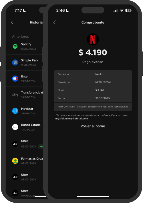 phone showiung banking app with savings solution